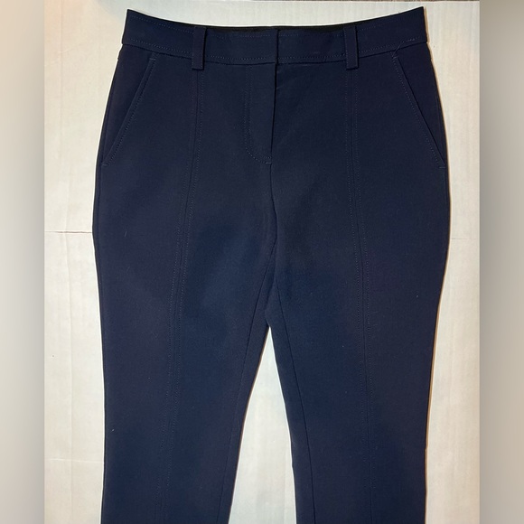 A.L.C. Carson Tailored Pant Womens Size 2 Navy Blue Dress Pants Stretch - Picture 7 of 9